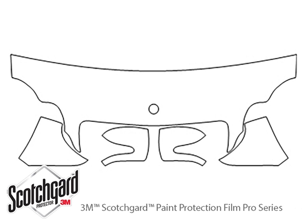 ##LONGDESCRIPTIONNAME2## 3M Clear Bra Hood Paint Protection Kit Diagram