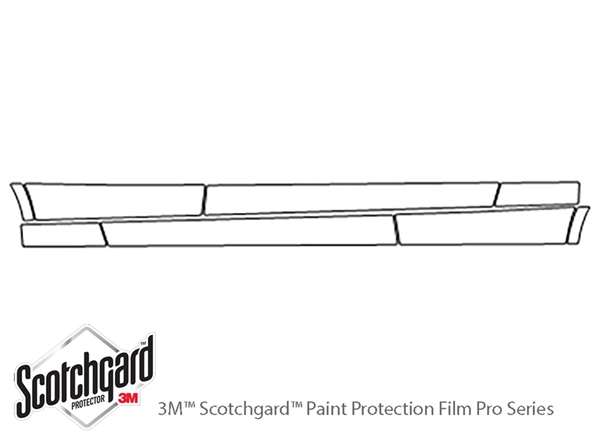 ##LONGDESCRIPTIONNAME2## 3M Clear Bra Door Cup Paint Protection Kit Diagram