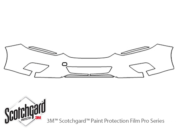 ##LONGDESCRIPTIONNAME2## 3M Clear Bra Bumper Paint Protection Kit Diagram