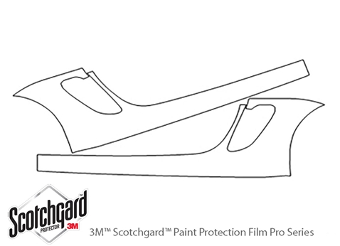 3M™ Porsche 718 Boxster 2017-2024 Precut PPF - Rocker