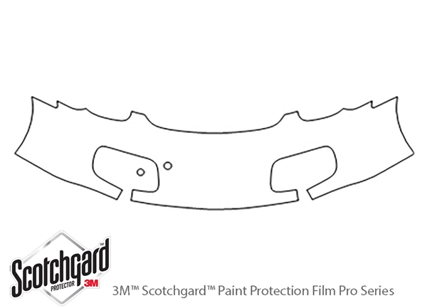 ##LONGDESCRIPTIONNAME2## 3M Clear Bra Bumper Paint Protection Kit Diagram