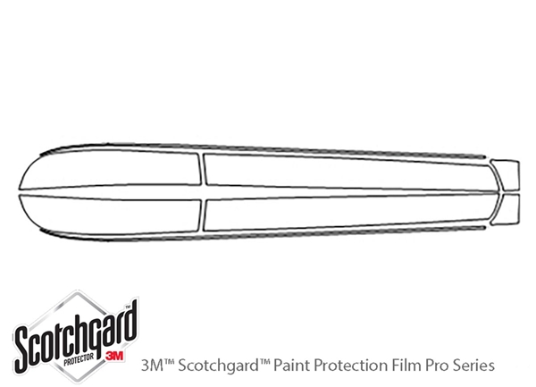 ##LONGDESCRIPTIONNAME2## 3M Clear Bra Door Cup Paint Protection Kit Diagram