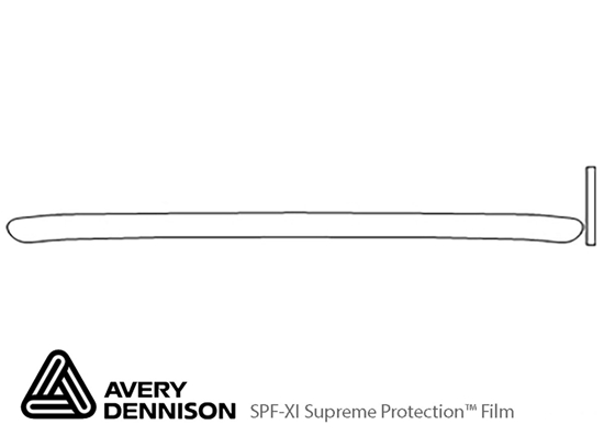 Audi 90 1993-1995 Avery Dennison Clear Bra Bumper Paint Protection Kit Diagram