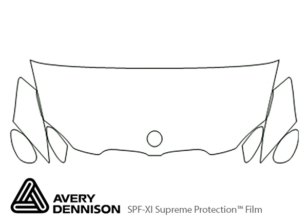 ##LONGDESCRIPTIONNAME2## Avery Dennison Clear Bra Hood Paint Protection Kit Diagram