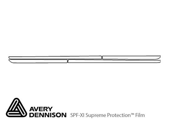 Chevrolet Cruze 2011-2015 Avery Dennison Clear Bra Door Cup Paint Protection Kit Diagram