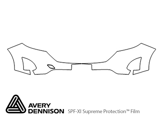 Chevrolet Equinox 2018-2024 Avery Dennison Clear Bra Bumper Paint Protection Kit Diagram