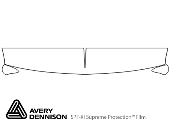 Chevrolet Silverado 1999-2002 Avery Dennison Clear Bra Hood Paint Protection Kit Diagram