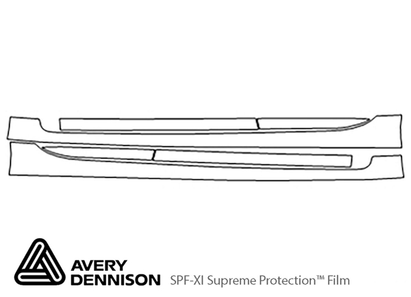 ##LONGDESCRIPTIONNAME2## Avery Dennison Clear Bra Door Cup Paint Protection Kit Diagram