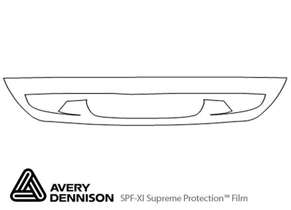 ##LONGDESCRIPTIONNAME2## Avery Dennison Clear Bra Bumper Paint Protection Kit Diagram