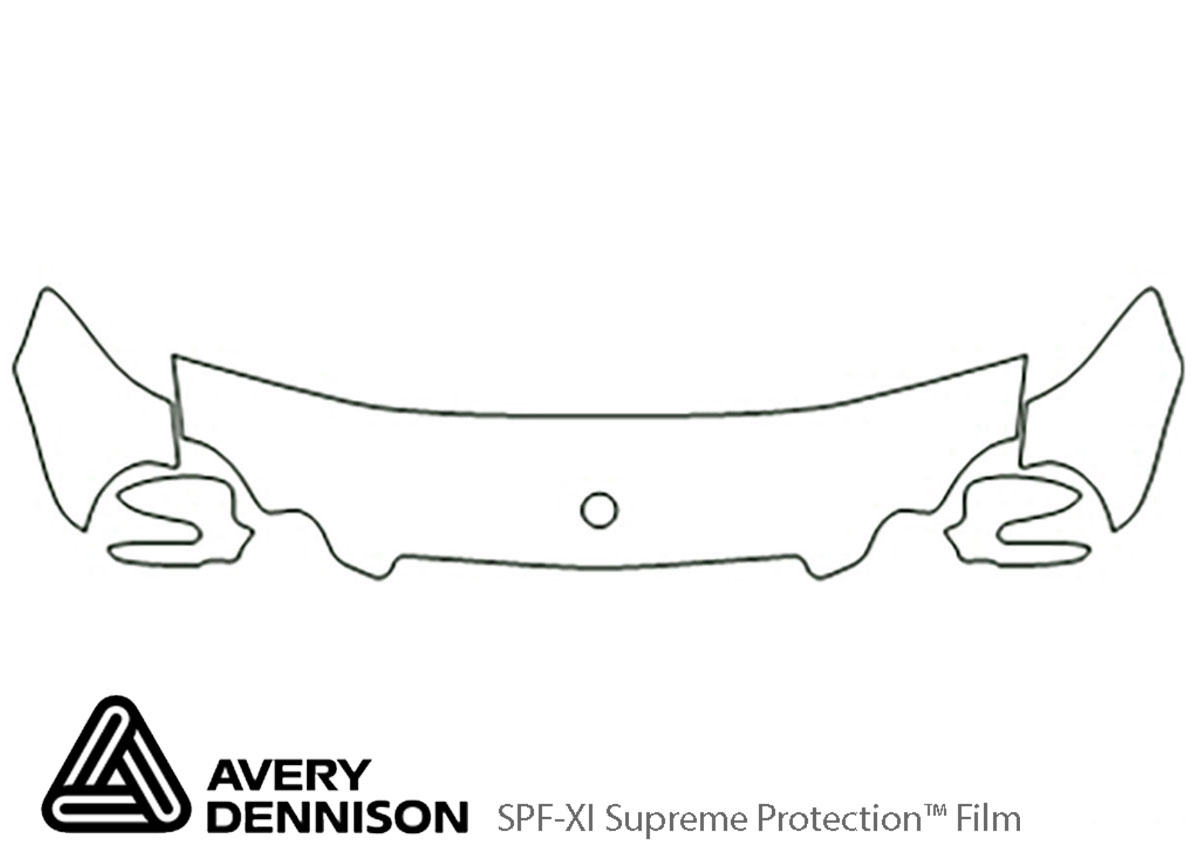 ##LONGDESCRIPTIONNAME2## Avery Dennison Clear Bra Hood Paint Protection Kit Diagram