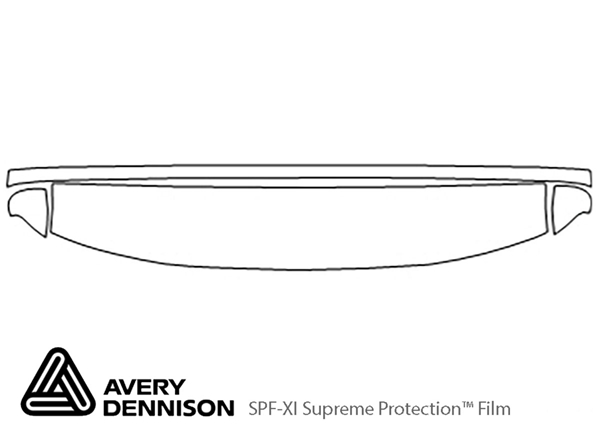 ##LONGDESCRIPTIONNAME2## Avery Dennison Clear Bra Hood Paint Protection Kit Diagram