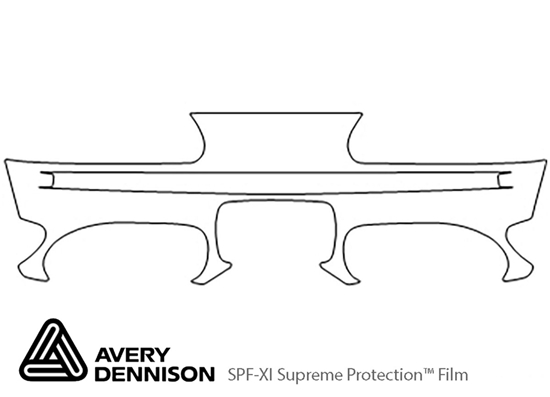 Oldsmobile Aurora 2001-2003 Avery Dennison Clear Bra Bumper Paint Protection Kit Diagram