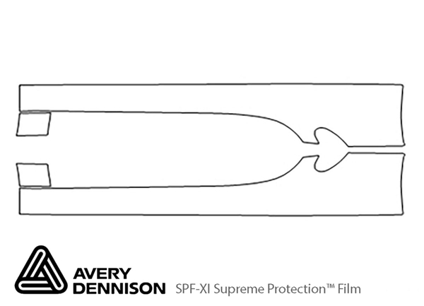 ##LONGDESCRIPTIONNAME2## Avery Dennison Clear Bra Door Cup Paint Protection Kit Diagram