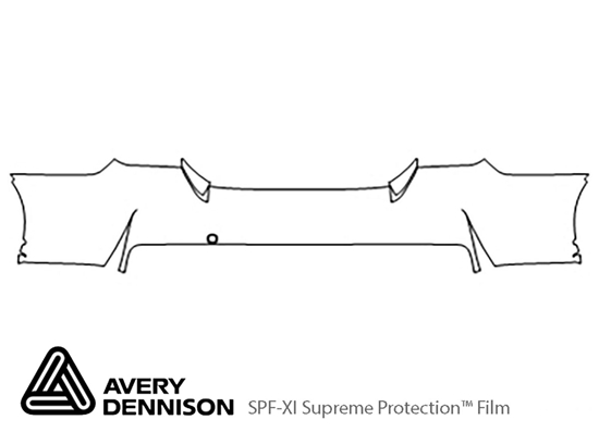 Subaru WRX 2019-2021 Avery Dennison Clear Bra Door Cup Paint Protection Kit Diagram