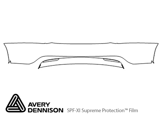 Tesla Model S 2016-2021 Avery Dennison Clear Bra Door Cup Paint Protection Kit Diagram