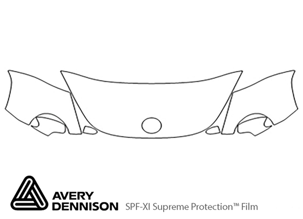 ##LONGDESCRIPTIONNAME2## Avery Dennison Clear Bra Hood Paint Protection Kit Diagram