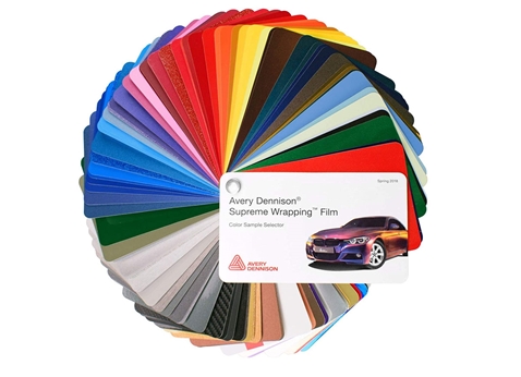 Avery Dennison™ SW900 Wrap Film Sample Swatches