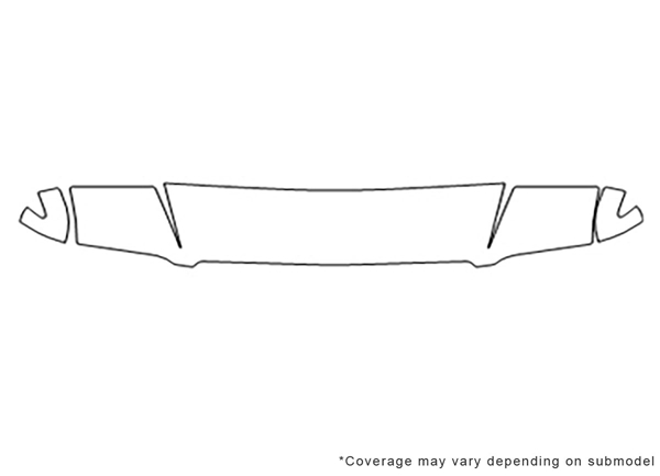 ##LONGDESCRIPTIONNAME2## 3M Clear Bra Hood Paint Protection Kit Diagram