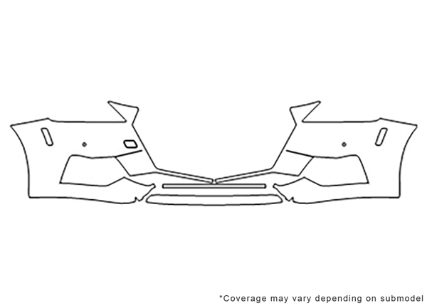 ##LONGDESCRIPTIONNAME2## 3M Clear Bra Bumper Paint Protection Kit Diagram