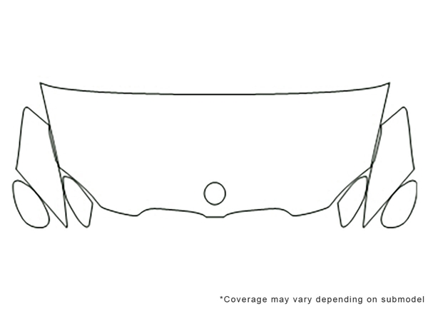 ##LONGDESCRIPTIONNAME2## Avery Dennison Clear Bra Hood Paint Protection Kit Diagram