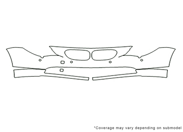 ##LONGDESCRIPTIONNAME2## 3M Clear Bra Bumper Paint Protection Kit Diagram