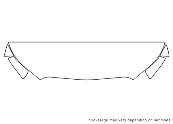 ##LONGDESCRIPTIONNAME2## 3M Clear Bra Hood Paint Protection Kit Diagram