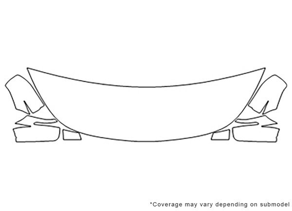 ##LONGDESCRIPTIONNAME2## 3M Clear Bra Hood Paint Protection Kit Diagram