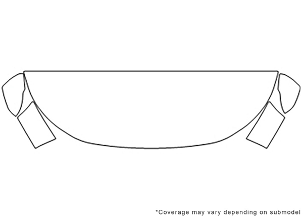 ##LONGDESCRIPTIONNAME2## Avery Dennison Clear Bra Hood Paint Protection Kit Diagram