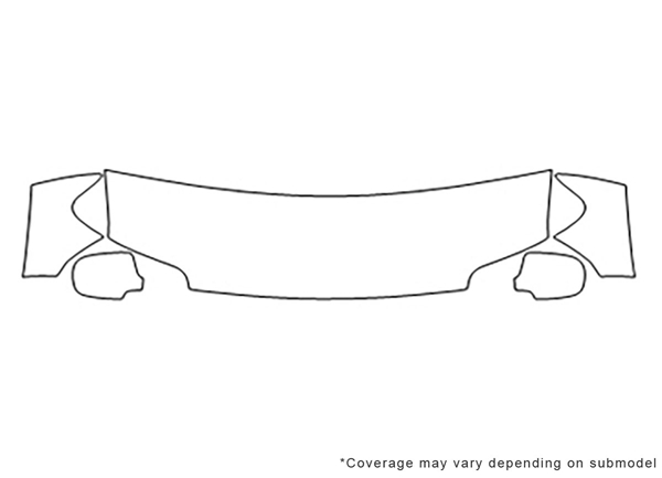 ##LONGDESCRIPTIONNAME2## Avery Dennison Clear Bra Hood Paint Protection Kit Diagram