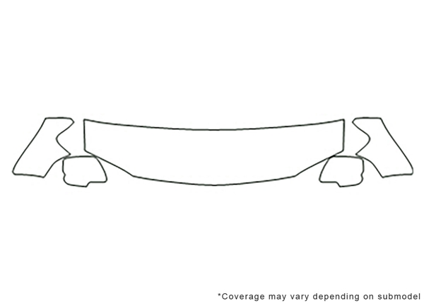 ##LONGDESCRIPTIONNAME2## Avery Dennison Clear Bra Hood Paint Protection Kit Diagram