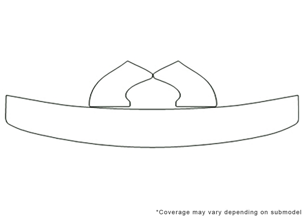 ##LONGDESCRIPTIONNAME2## 3M Clear Bra Hood Paint Protection Kit Diagram