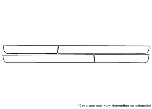 ##LONGDESCRIPTIONNAME2## 3M Clear Bra Door Cup Paint Protection Kit Diagram