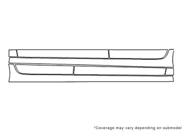 ##LONGDESCRIPTIONNAME2## Avery Dennison Clear Bra Door Cup Paint Protection Kit Diagram