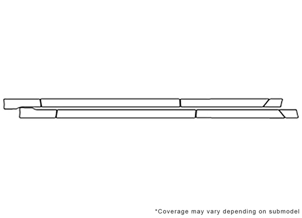 ##LONGDESCRIPTIONNAME2## 3M Clear Bra Door Cup Paint Protection Kit Diagram