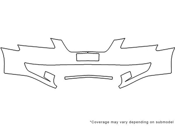 ##LONGDESCRIPTIONNAME2## 3M Clear Bra Bumper Paint Protection Kit Diagram