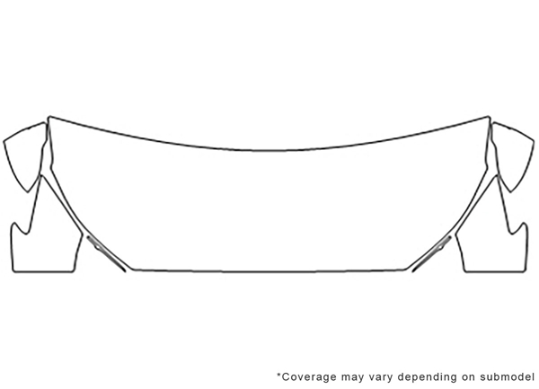 ##LONGDESCRIPTIONNAME2## 3M Clear Bra Hood Paint Protection Kit Diagram