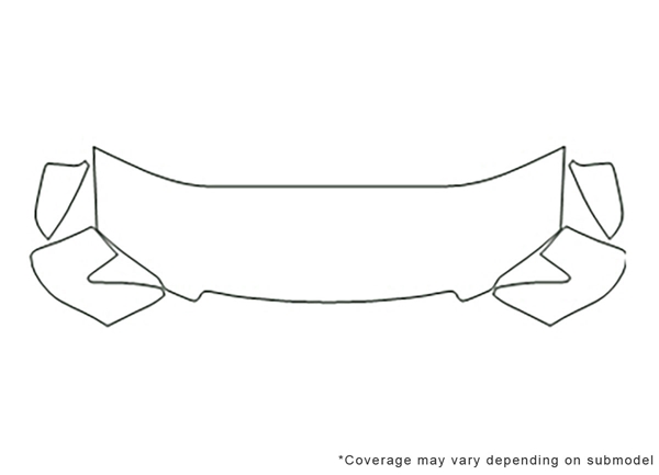 ##LONGDESCRIPTIONNAME2## Avery Dennison Clear Bra Hood Paint Protection Kit Diagram