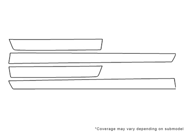 ##LONGDESCRIPTIONNAME2## 3M Clear Bra Door Cup Paint Protection Kit Diagram