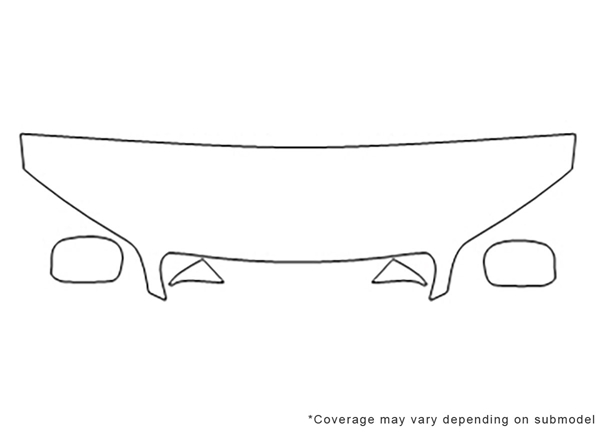 ##LONGDESCRIPTIONNAME2## Avery Dennison Clear Bra Hood Paint Protection Kit Diagram