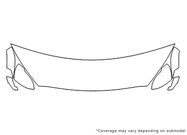 ##LONGDESCRIPTIONNAME2## Avery Dennison Clear Bra Hood Paint Protection Kit Diagram