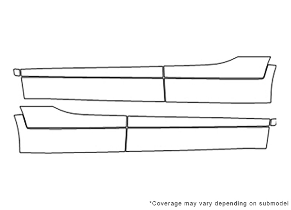 ##LONGDESCRIPTIONNAME2## 3M Clear Bra Door Cup Paint Protection Kit Diagram