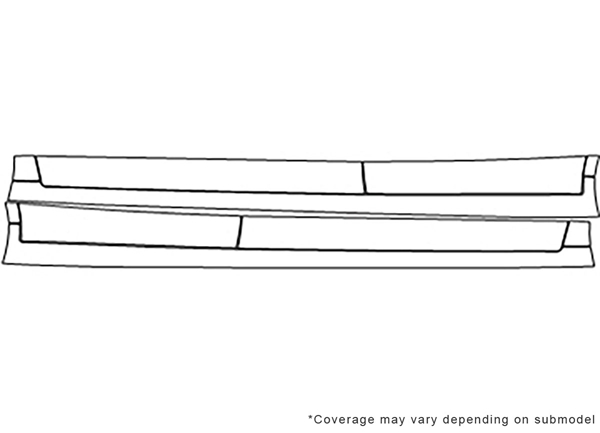 ##LONGDESCRIPTIONNAME2## Avery Dennison Clear Bra Door Cup Paint Protection Kit Diagram