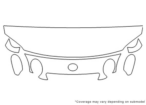 ##LONGDESCRIPTIONNAME2## 3M Clear Bra Hood Paint Protection Kit Diagram