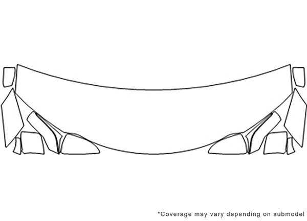 ##LONGDESCRIPTIONNAME2## Avery Dennison Clear Bra Hood Paint Protection Kit Diagram