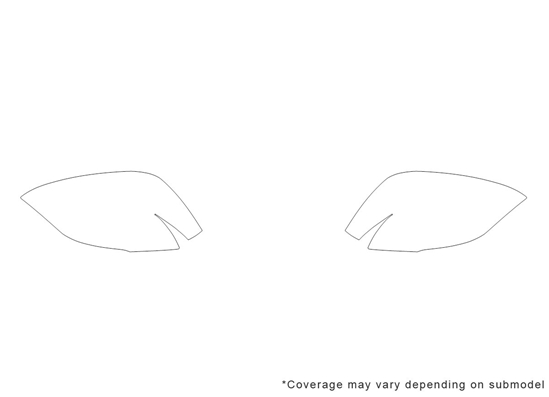 Mazda Miata 2016-2023 Avery Dennison Clear Bra Mirror Paint Protection Kit Diagram