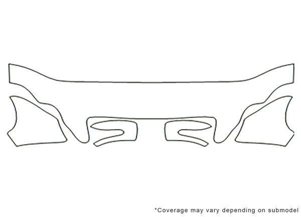 ##LONGDESCRIPTIONNAME2## Avery Dennison Clear Bra Hood Paint Protection Kit Diagram