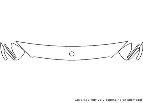 ##LONGDESCRIPTIONNAME2## 3M Clear Bra Hood Paint Protection Kit Diagram