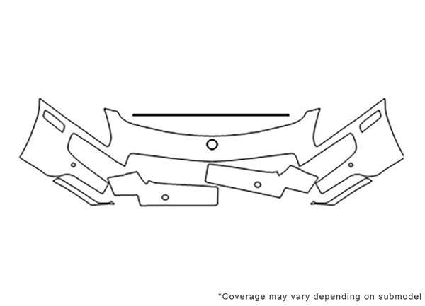 ##LONGDESCRIPTIONNAME2## Avery Dennison Clear Bra Bumper Paint Protection Kit Diagram