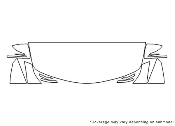 ##LONGDESCRIPTIONNAME2## 3M Clear Bra Hood Paint Protection Kit Diagram