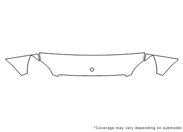 ##LONGDESCRIPTIONNAME2## 3M Clear Bra Hood Paint Protection Kit Diagram